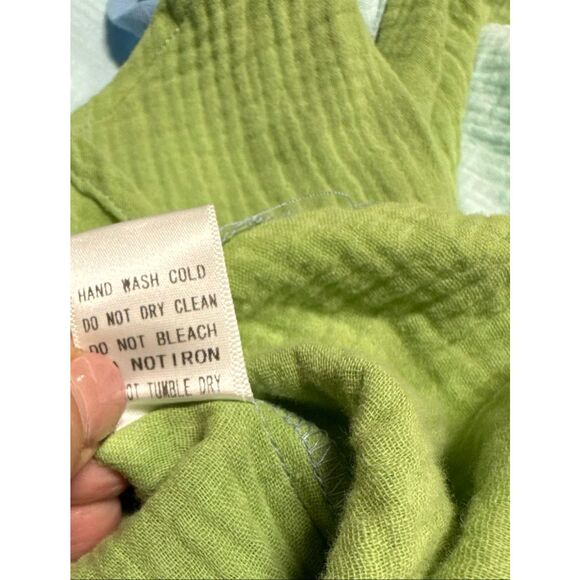 Davi & Dani Womens Multi Long Sleeve Viscose Oversized Button Up Size M - Picture 8 of 8